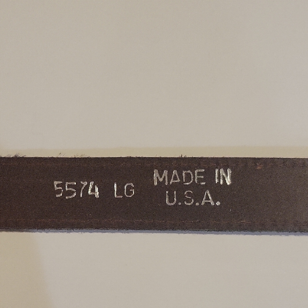 1 " Calf Hair Women's Belt with Silver Buckle - Picture 5 of 5